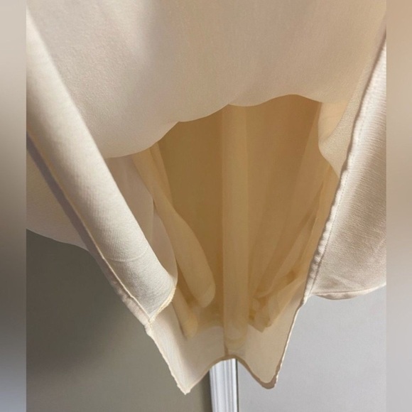 Astr The Label Cream lace trim Tunic Top blouse Large NWT - Picture 4 of 7